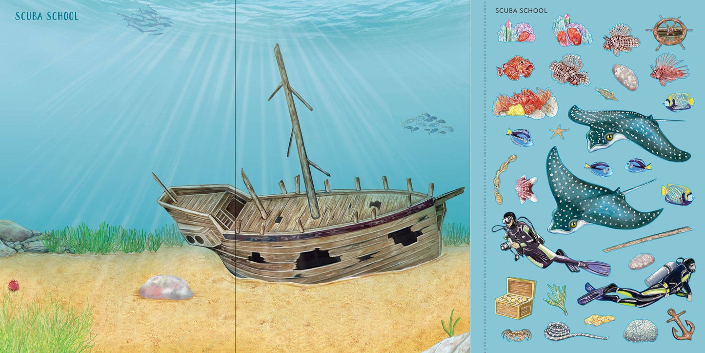 Under the Sea Sticker Scenes Book