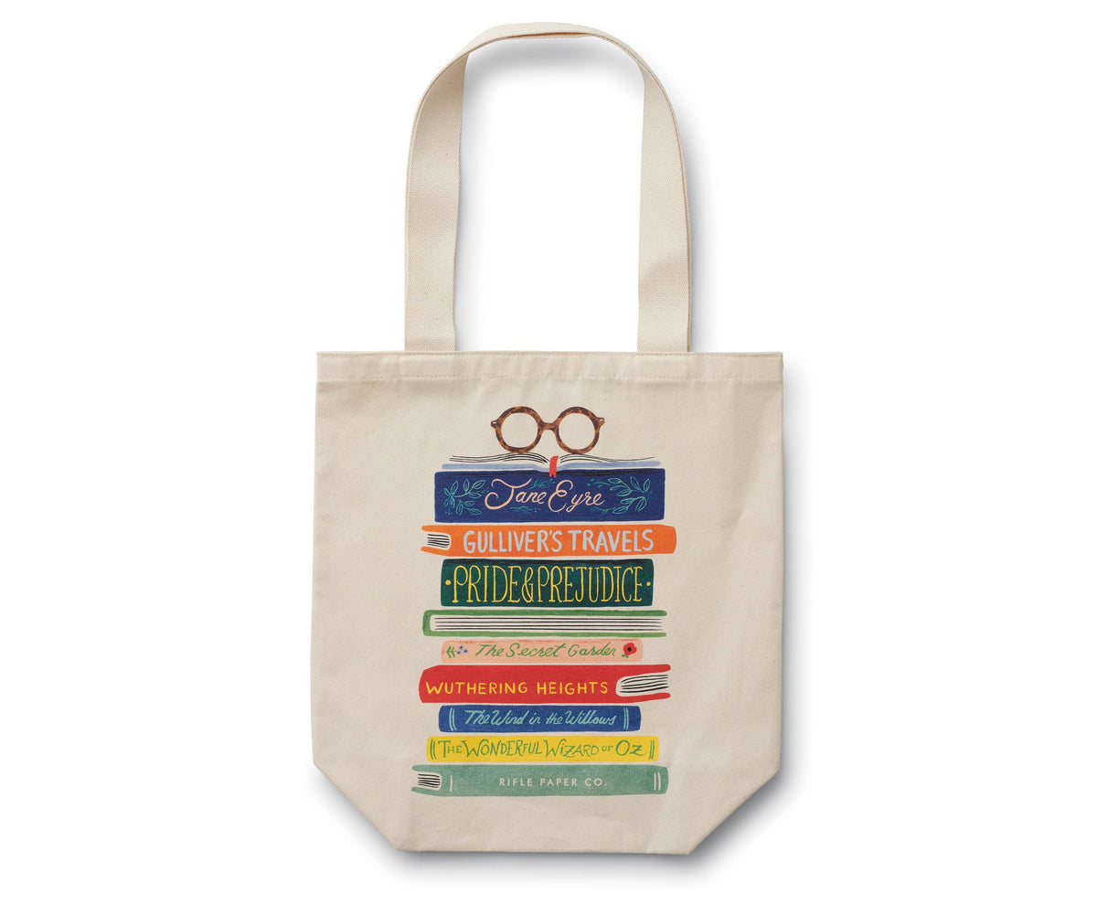 Book Club Canvas Tote Bag - Rifle Paper Co.