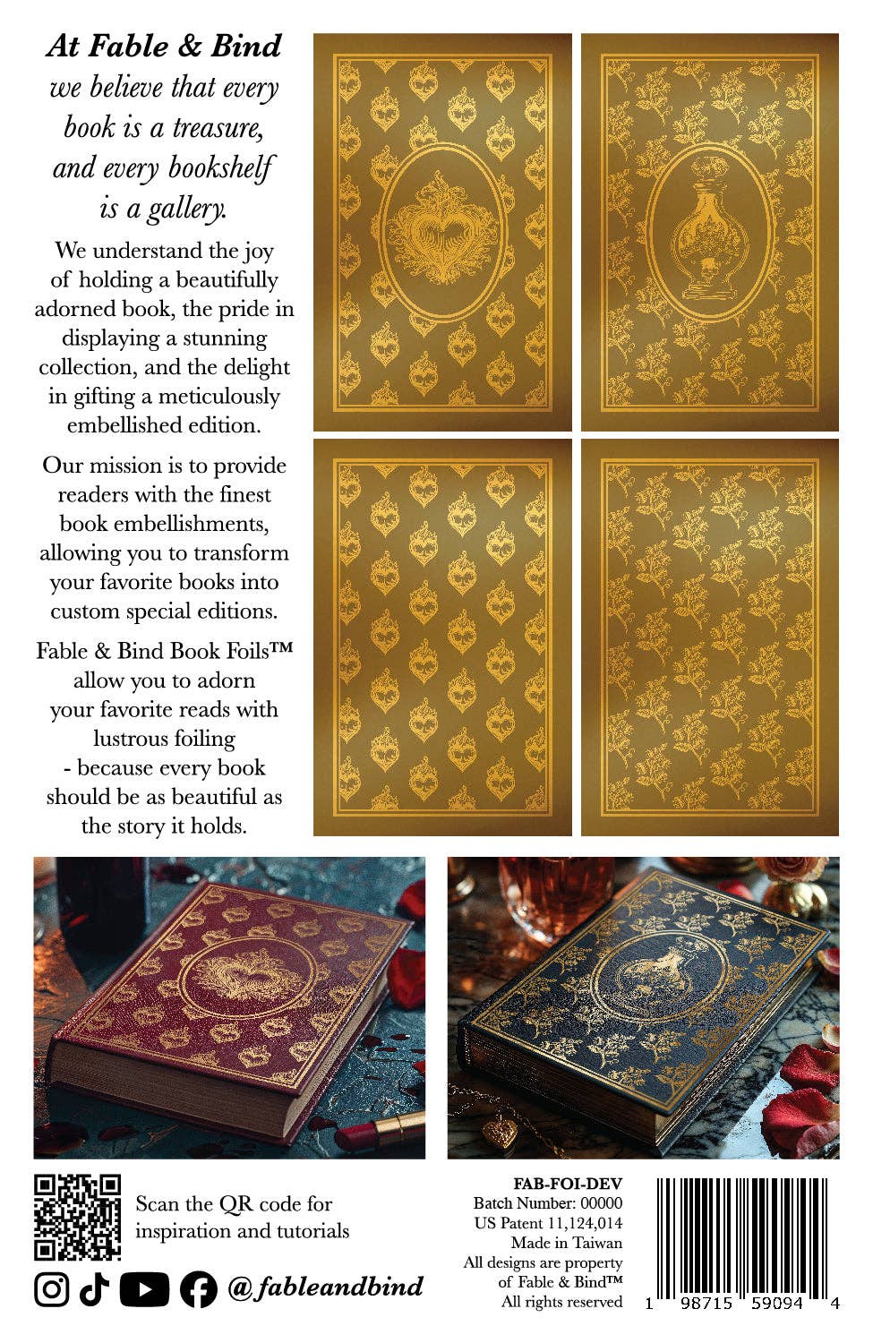 DIY Book Foils - Devotion Fable & Bind Book Foil™