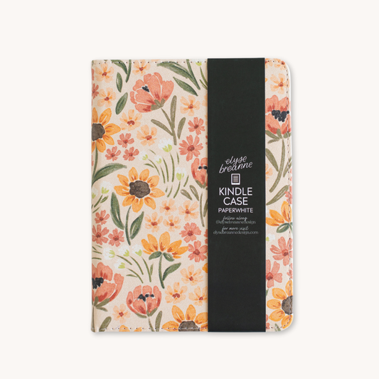 Kindle Paperwhite (12th Generation) Case - Sunny Poppies