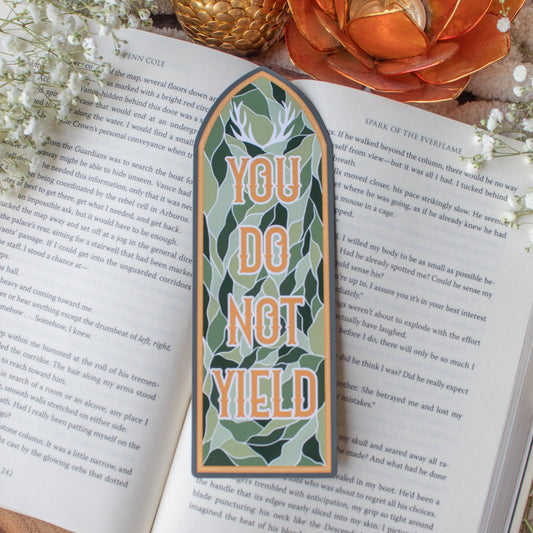 Throne of Glass Window Die-Cut Bookmark