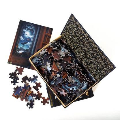 Night in the Archives Fourth Wing Keepsake Puzzle