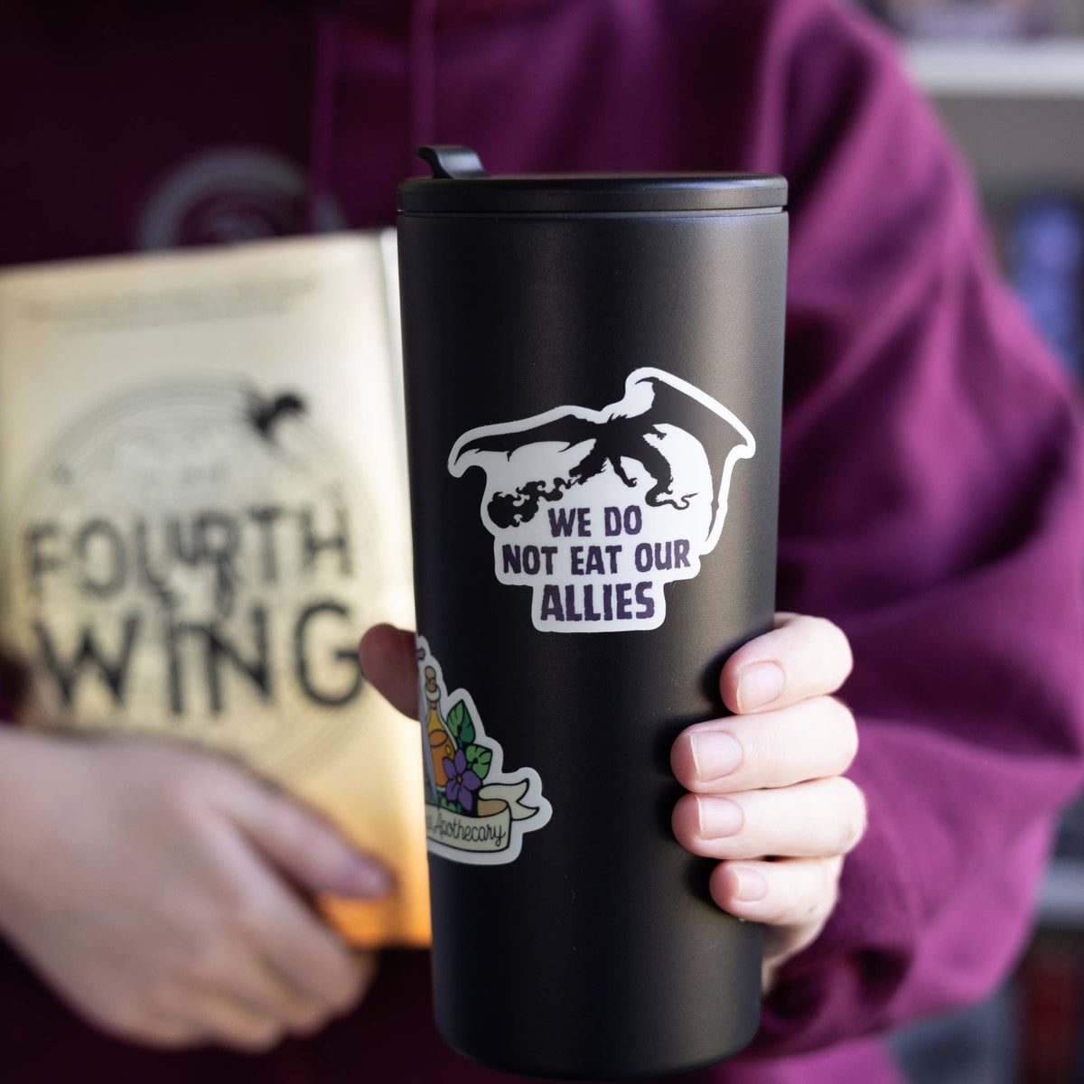 We Do Not Eat Our Allies Fourth Wing Sticker