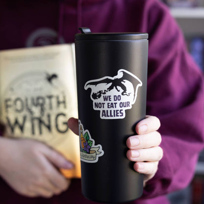 We Do Not Eat Our Allies Fourth Wing Sticker