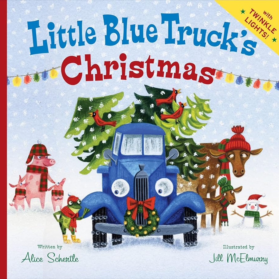 Little Blue Truck's Christmas: A Christmas Holiday Book for Kids cover image