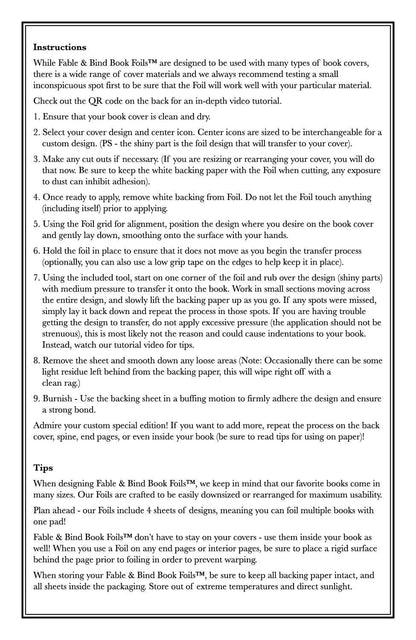 DIY Book Foils - Timeless Tales Fable & Bind Book Foil™