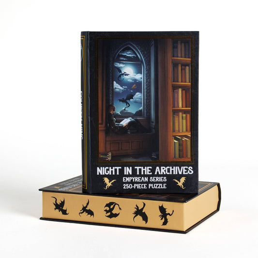 Night in the Archives Fourth Wing Keepsake Puzzle