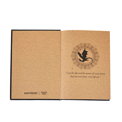 Paperblanks Shadows of Navarre Hardcover Journal (Fourth Wing): Midi / Lined
