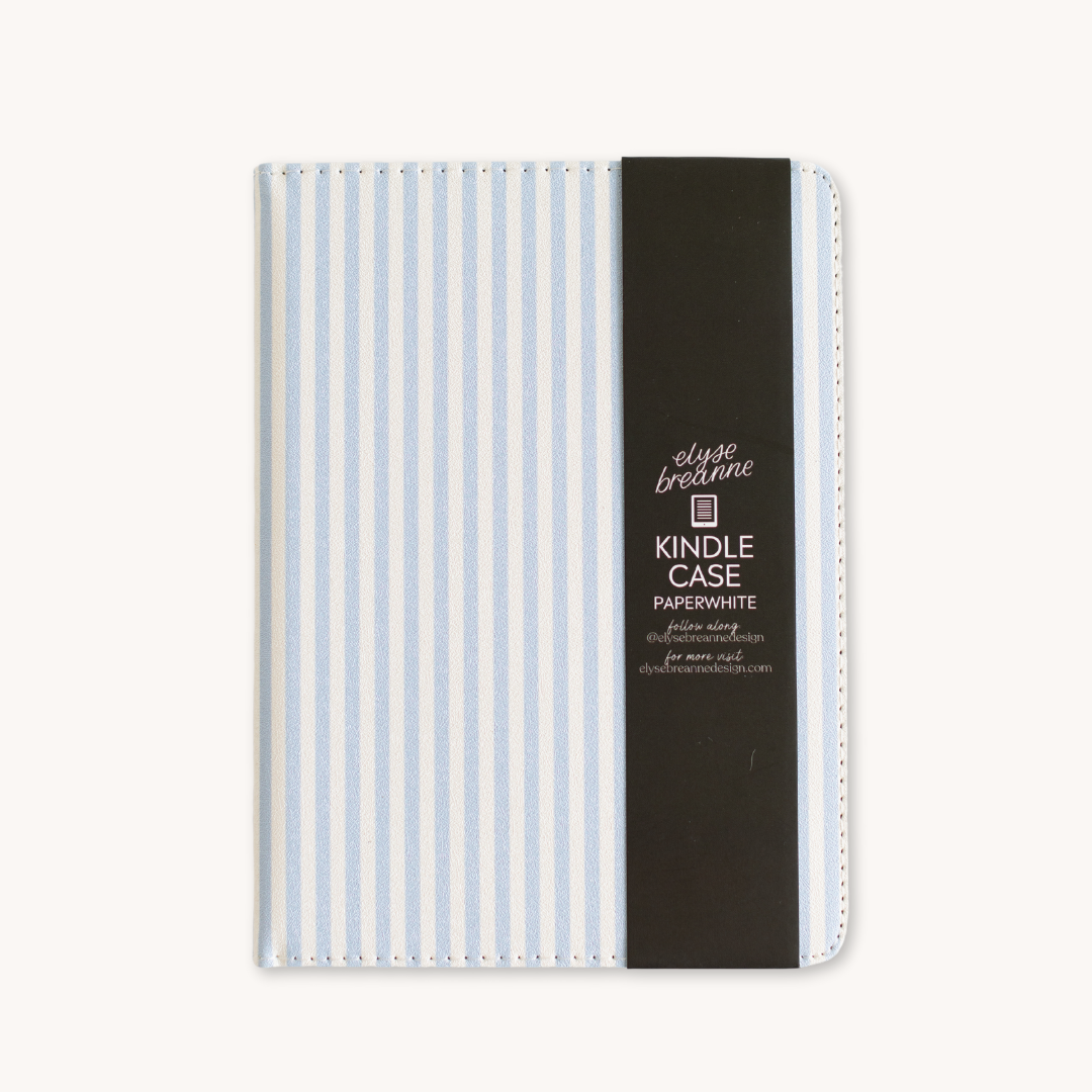 Kindle Case (Kindle Paperwhite - 11th Generation) - Blue Stripes