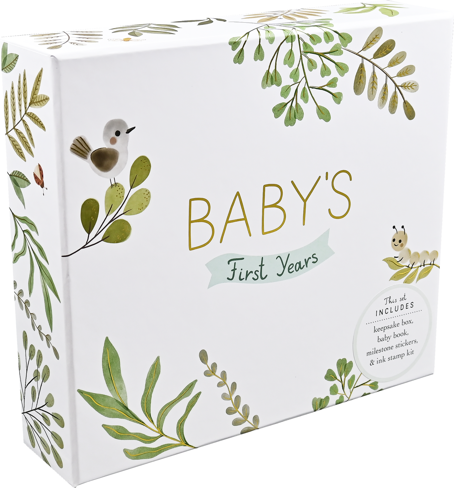 Baby's First Years: A Modern Memory Book with Keepsake Box