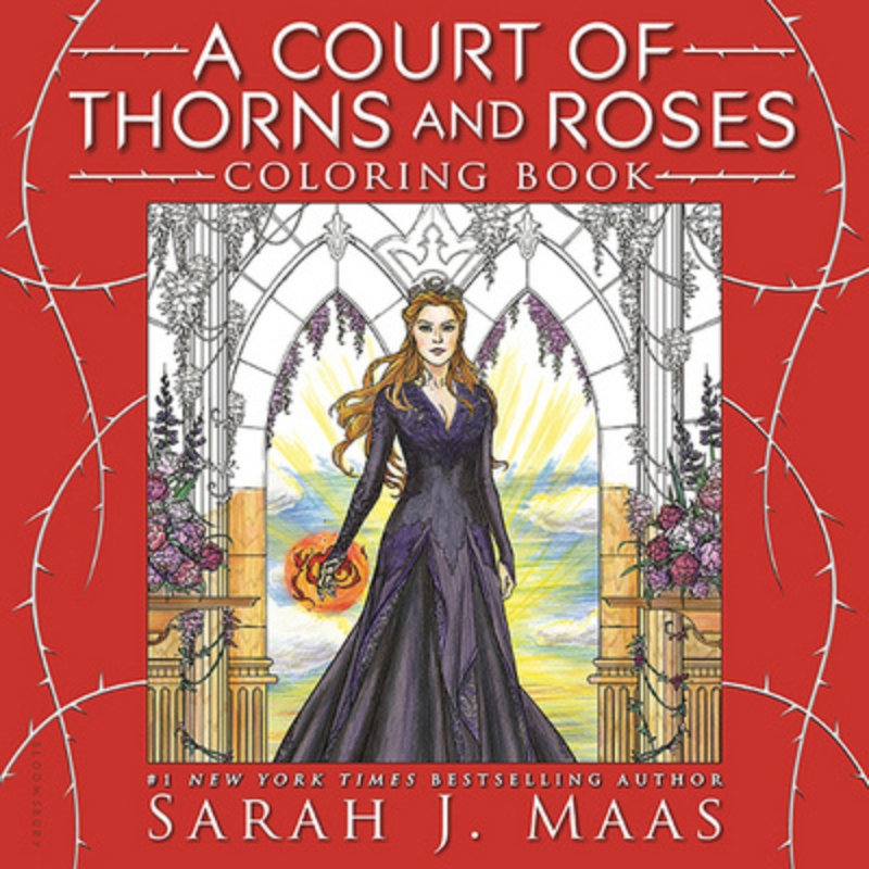 A Court of Thorns and Roses Coloring Book (Court of Thorns and Roses) by Sarah J. Maas