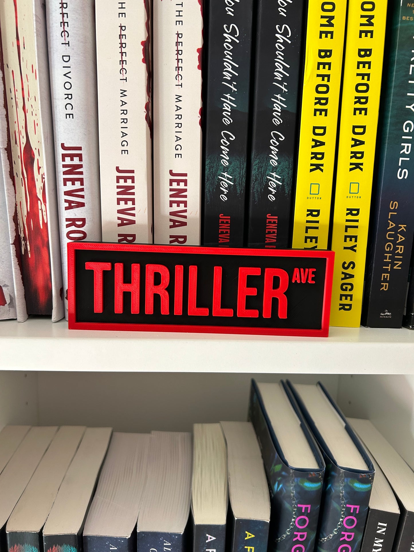 Bookshelf Street Sign