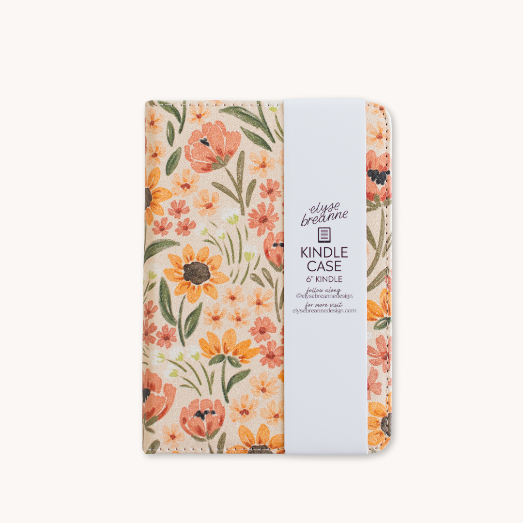 Kindle Paperwhite (12th Generation) Case - Sunny Poppies