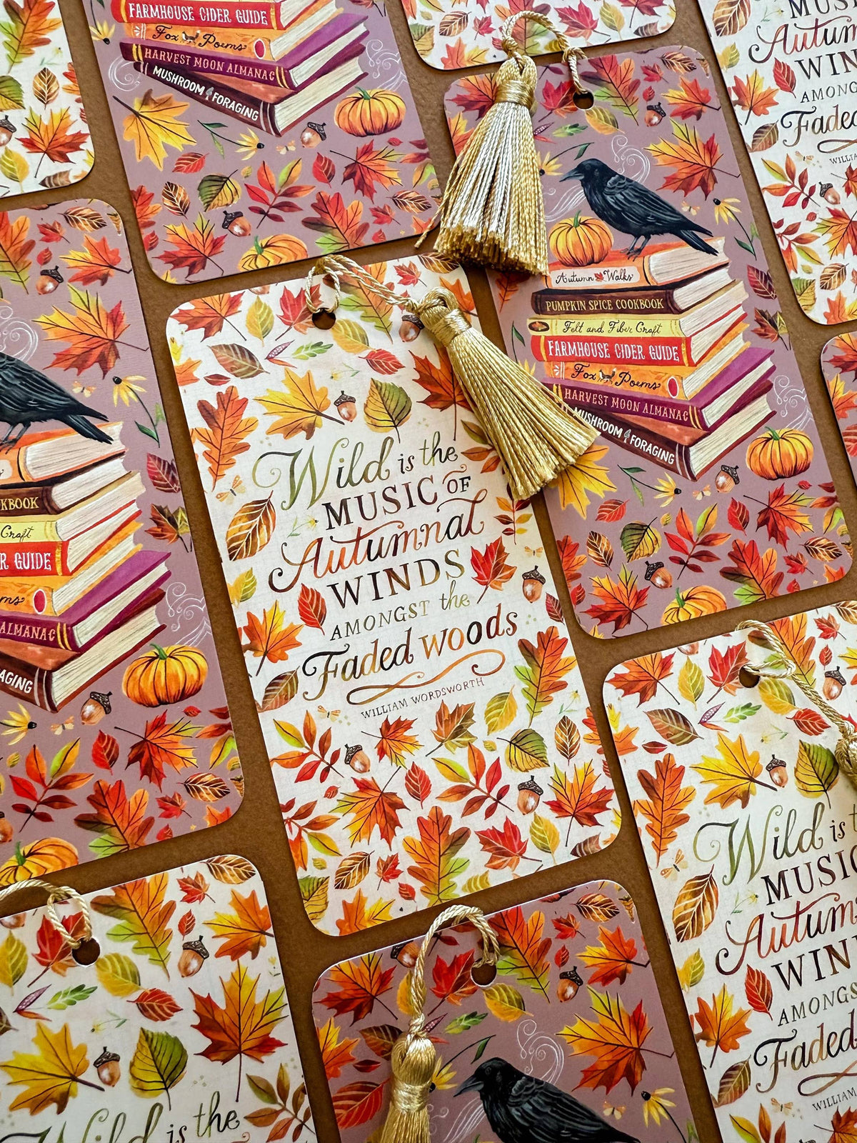 Autumn Delight Bookmark - Katie Daisy
