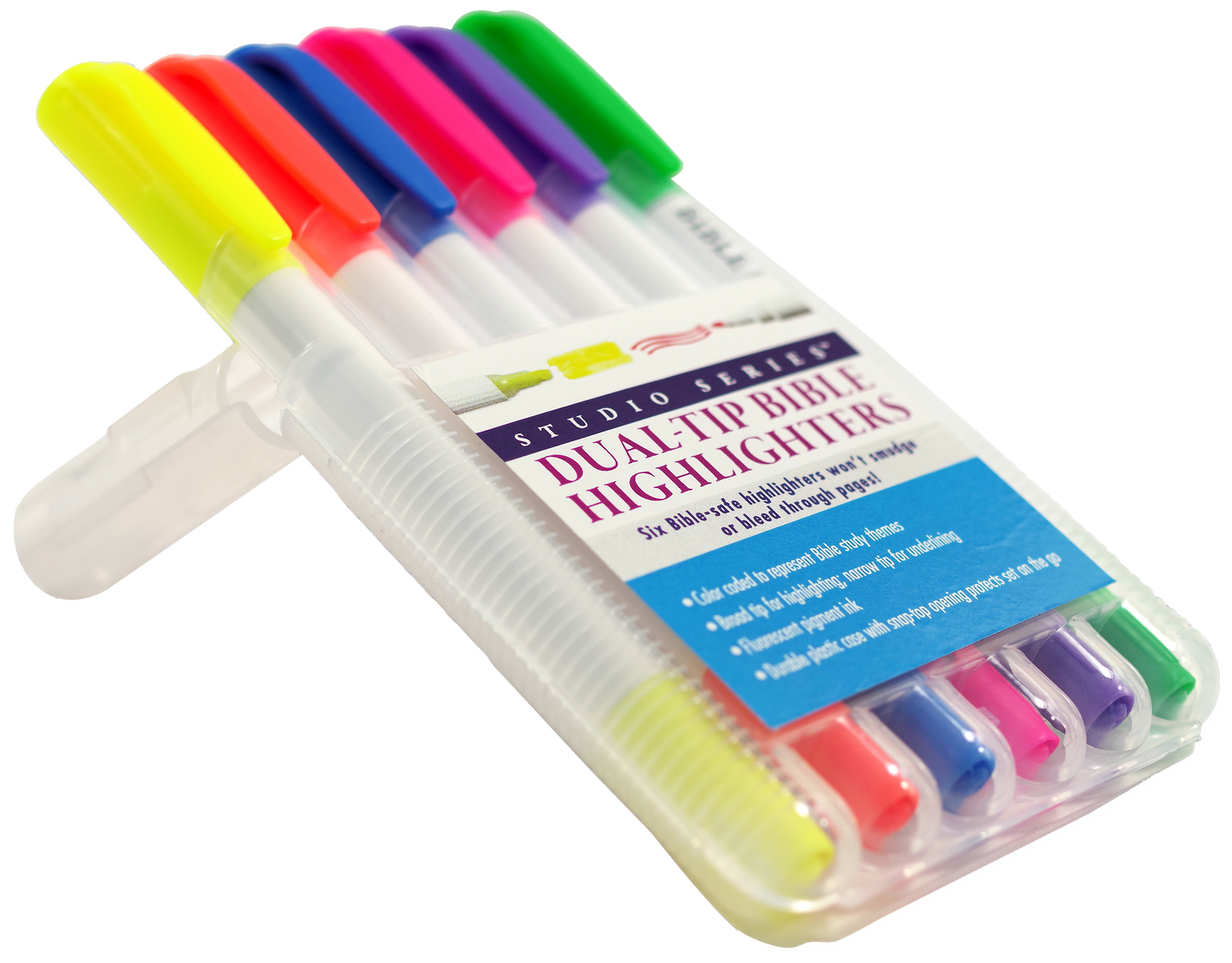 Dual-Tip Bible Highlighters (Set of 6)
