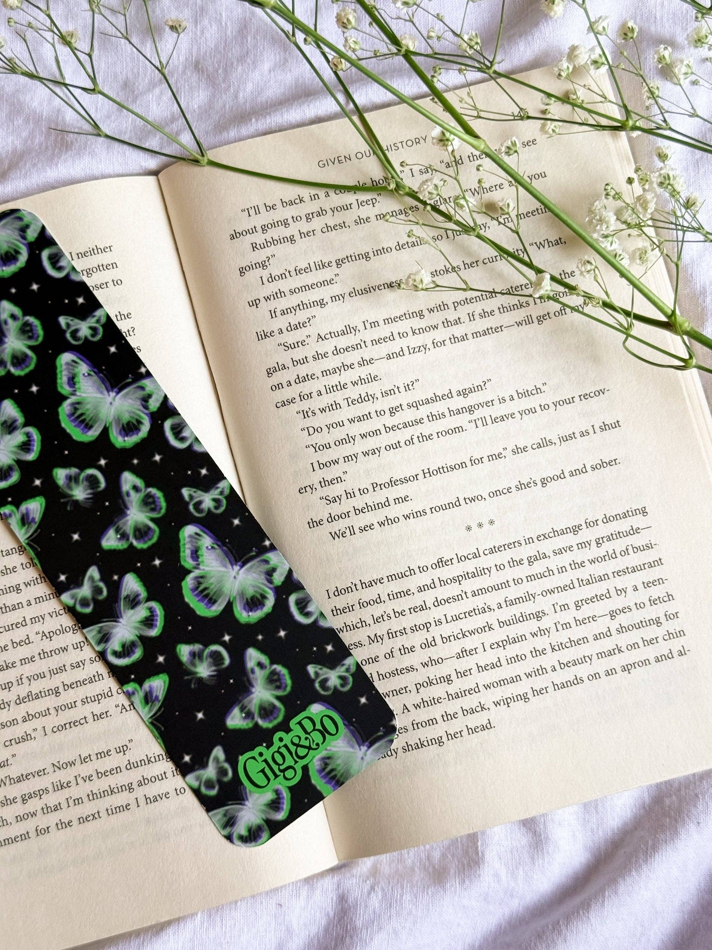 Electric Butterflies Bookmark
