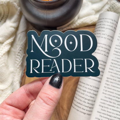 Mood Reader Bookish Waterproof Vinyl Sticker