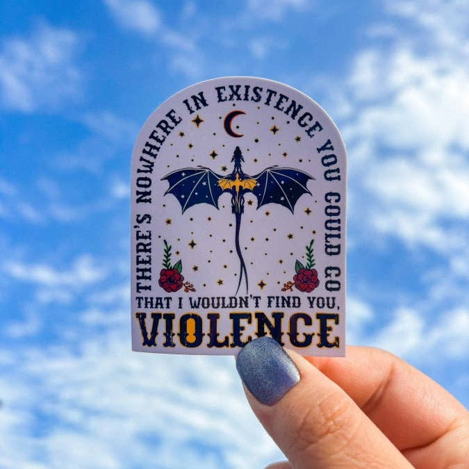 Violence Fourth Wing Sticker