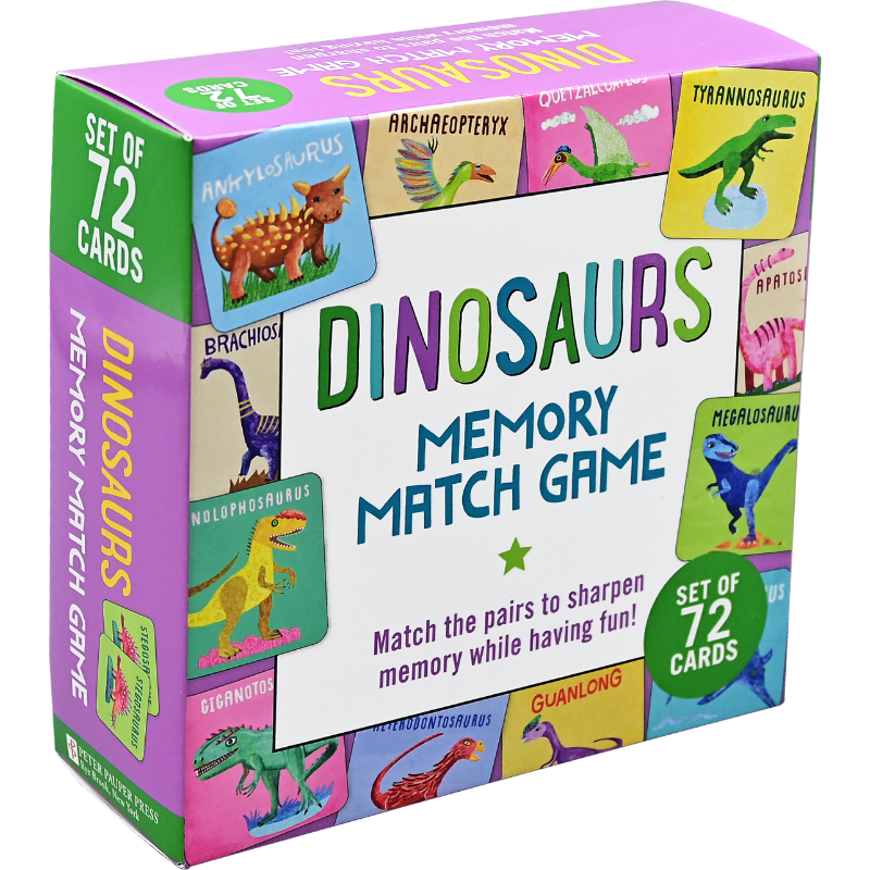 Dinosaurs Memory Match Game (Set of 72 cards)