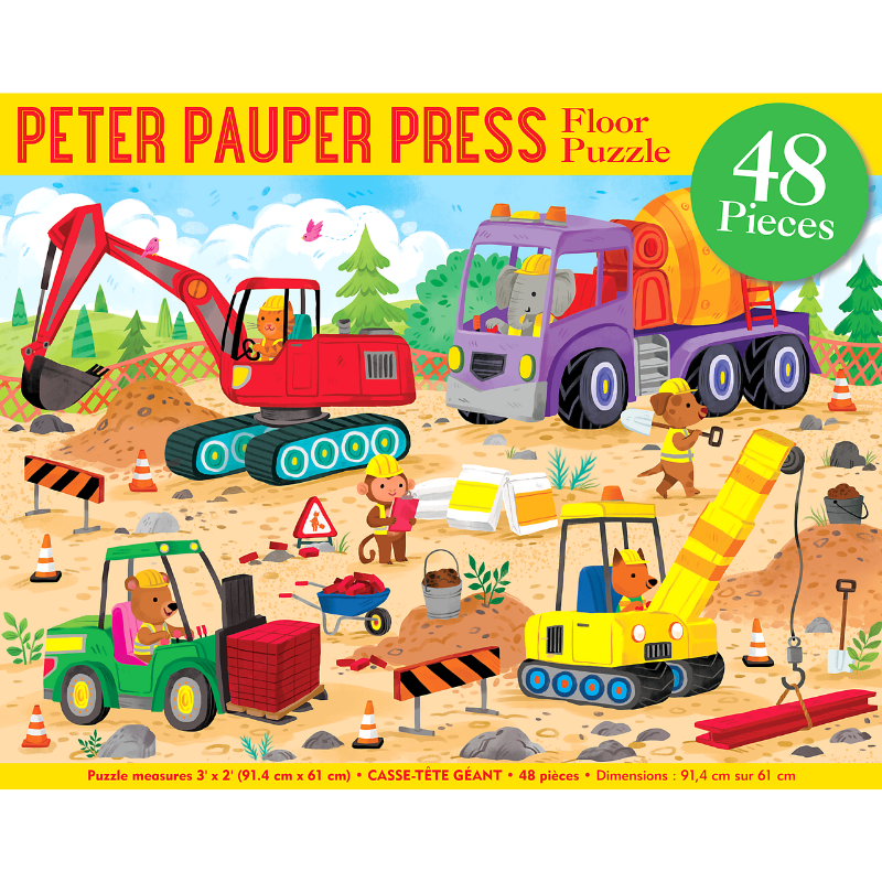 Construction Site Kids' Floor Puzzle