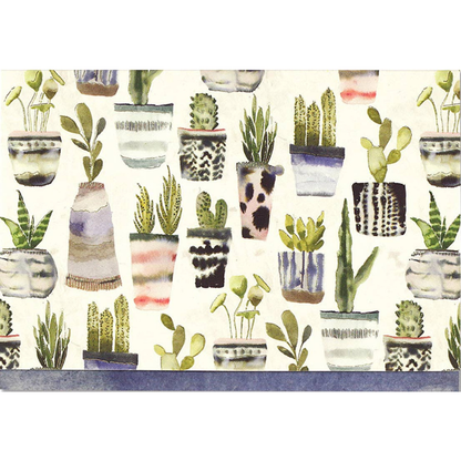 Watercolor Succulents Note Cards