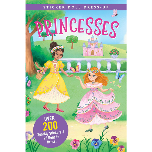 Princesses Sticker Doll Dress-Up Book