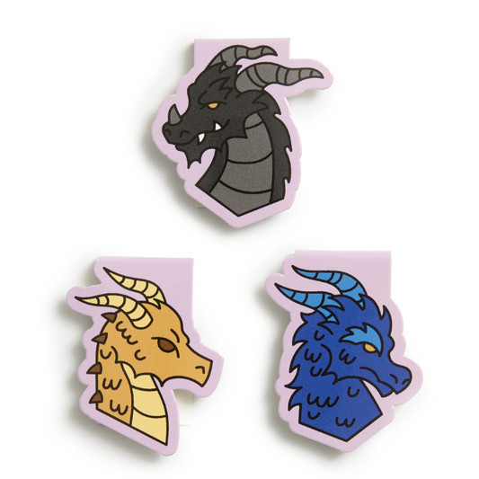 Rebecca Yarros's Fourth Wing: Dragons of Navarre Magnetic Bookmark Set of 3 - Magnetic Bookmarks