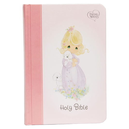 NKJV, Precious Moments Small Hands Bible, Hardcover, Pink, Comfort Print: Holy Bible, New King James Version