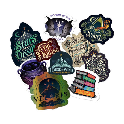 A Court of Thorns and Roses Decals (10-Pack)