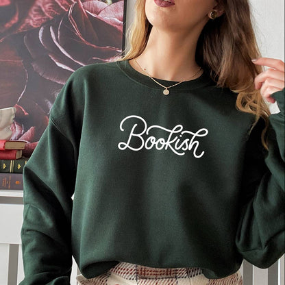 Bookish Crewneck Sweatshirt - Forest Green