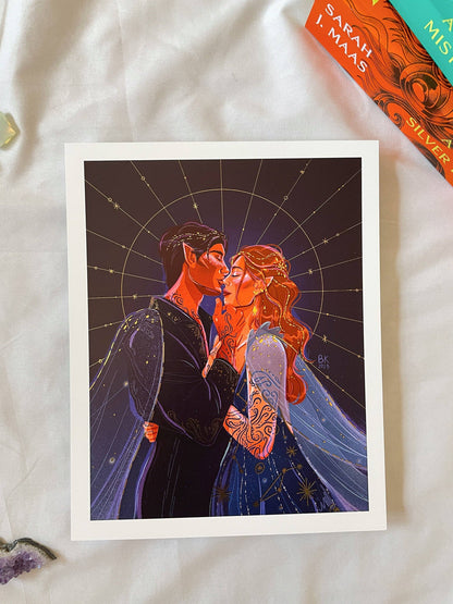 Bound by Starlight *Gold Foil Print*: 5x7 - Brittany Keller Art