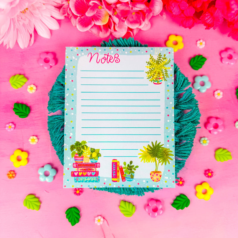 Bookish Plants Notepad