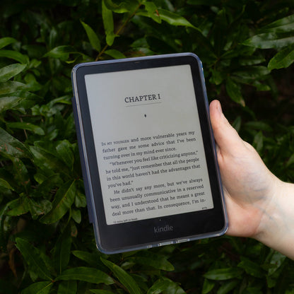 Kindle Paperwhite (11th Generation) Clear Back Kindle Case - Porcelain Floral