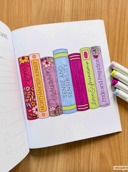 All Booked Up Coloring Book