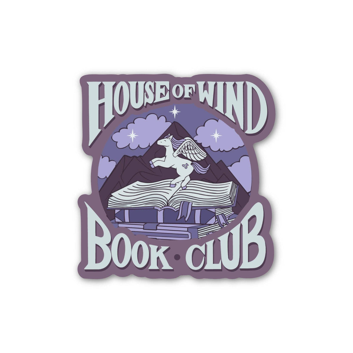 House of Wind Book Club Sticker - ACOTAR