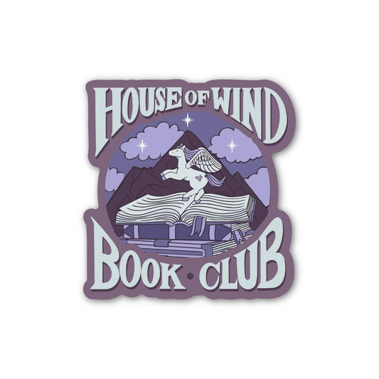 House of Wind Book Club Sticker - ACOTAR
