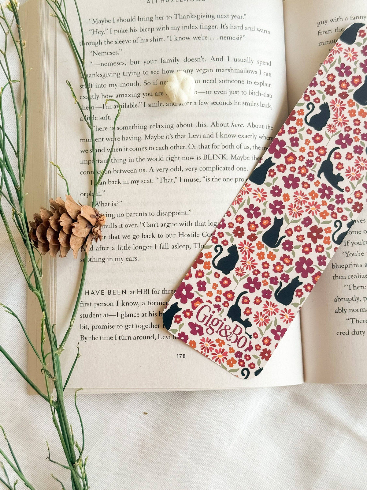 Floral Familiar Bookmark