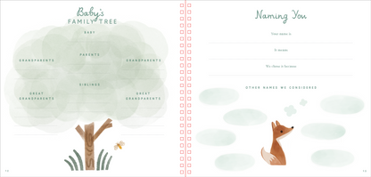Baby's First Years: A Modern Memory Book with Keepsake Box