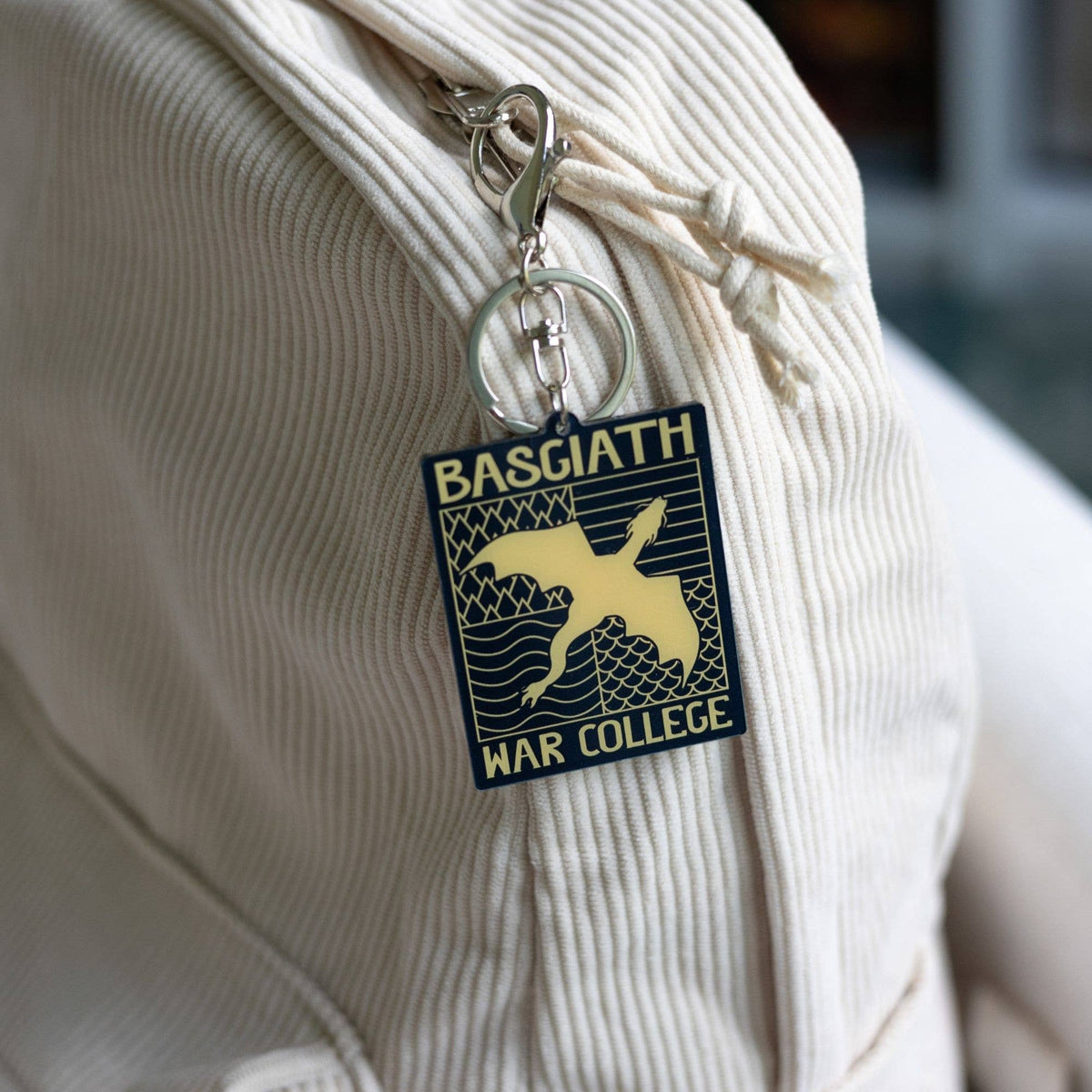 Basgiath War College Emblem Keychain/Bag Charm - Fourth Wing