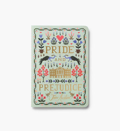 Assorted Set of 3 Jane Austen Notebooks