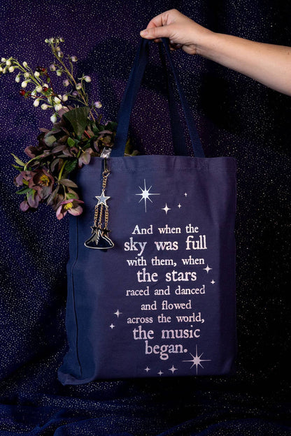 Enamel Bag Charm, Mountains and Stars - ACOTAR
