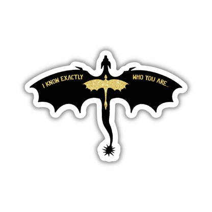 Violet's Relic Fourth Wing Holographic Sticker