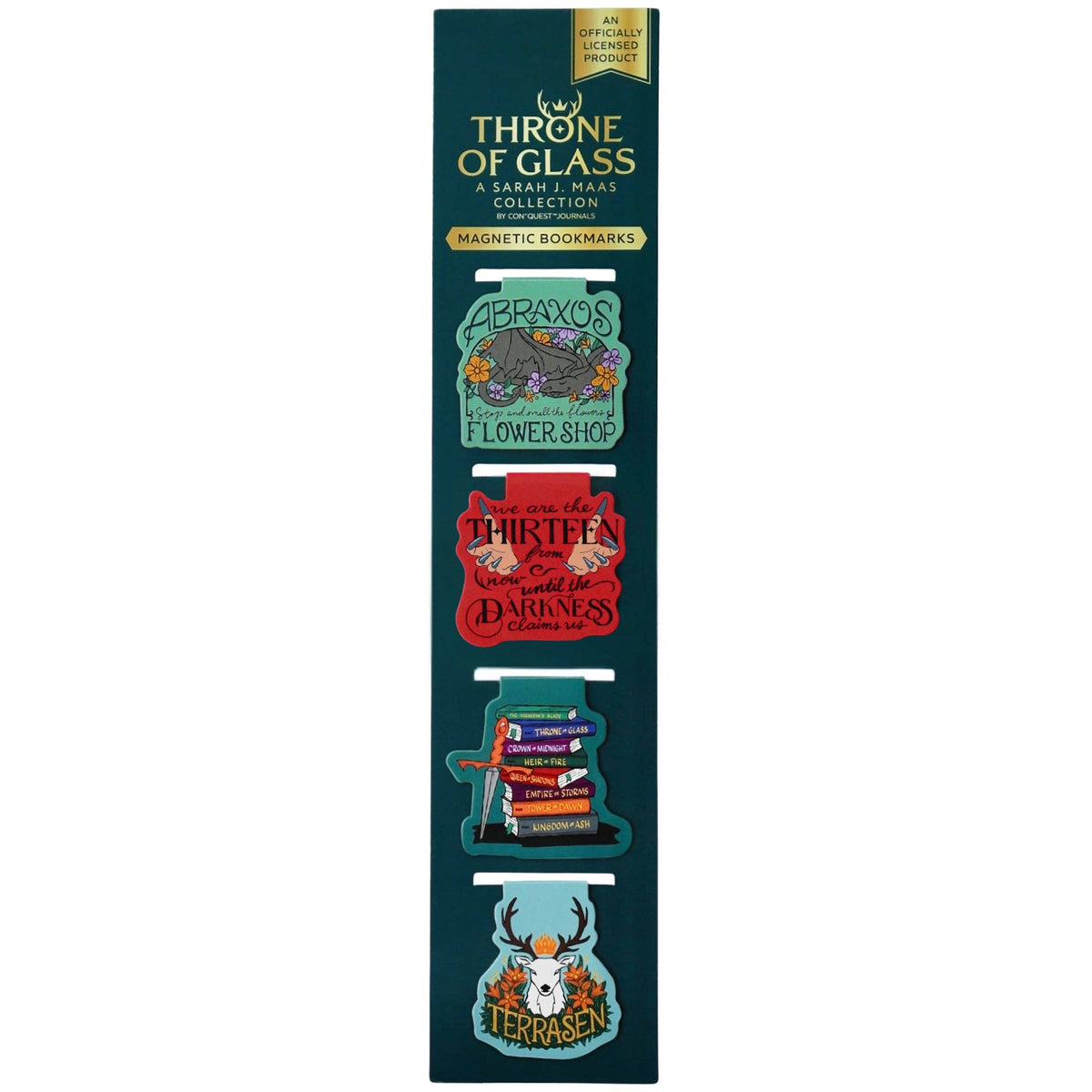 Throne of Glass Magnetic Bookmarks (4-Pack)