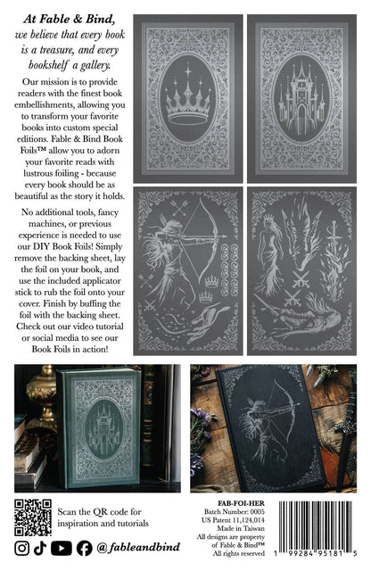 DIY Book Foils - The Heroine Fable & Bind Book Foil™