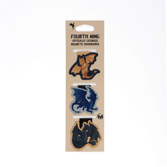 Fourth Wing Dragons Magnetic Bookmark Set