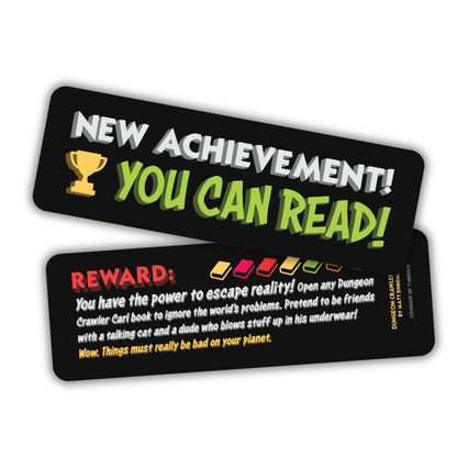 New Achievement You Can Read Bookmark - Dungeon Crawler Carl