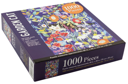 Garden Cat 1000 Piece Jigsaw Puzzle