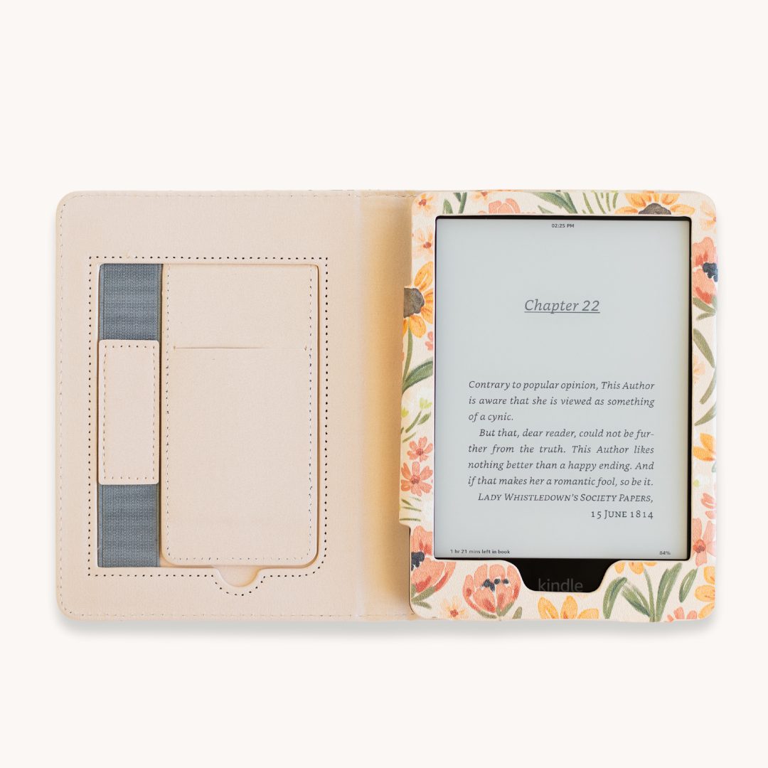Kindle Paperwhite (12th Generation) Case - Sunny Poppies