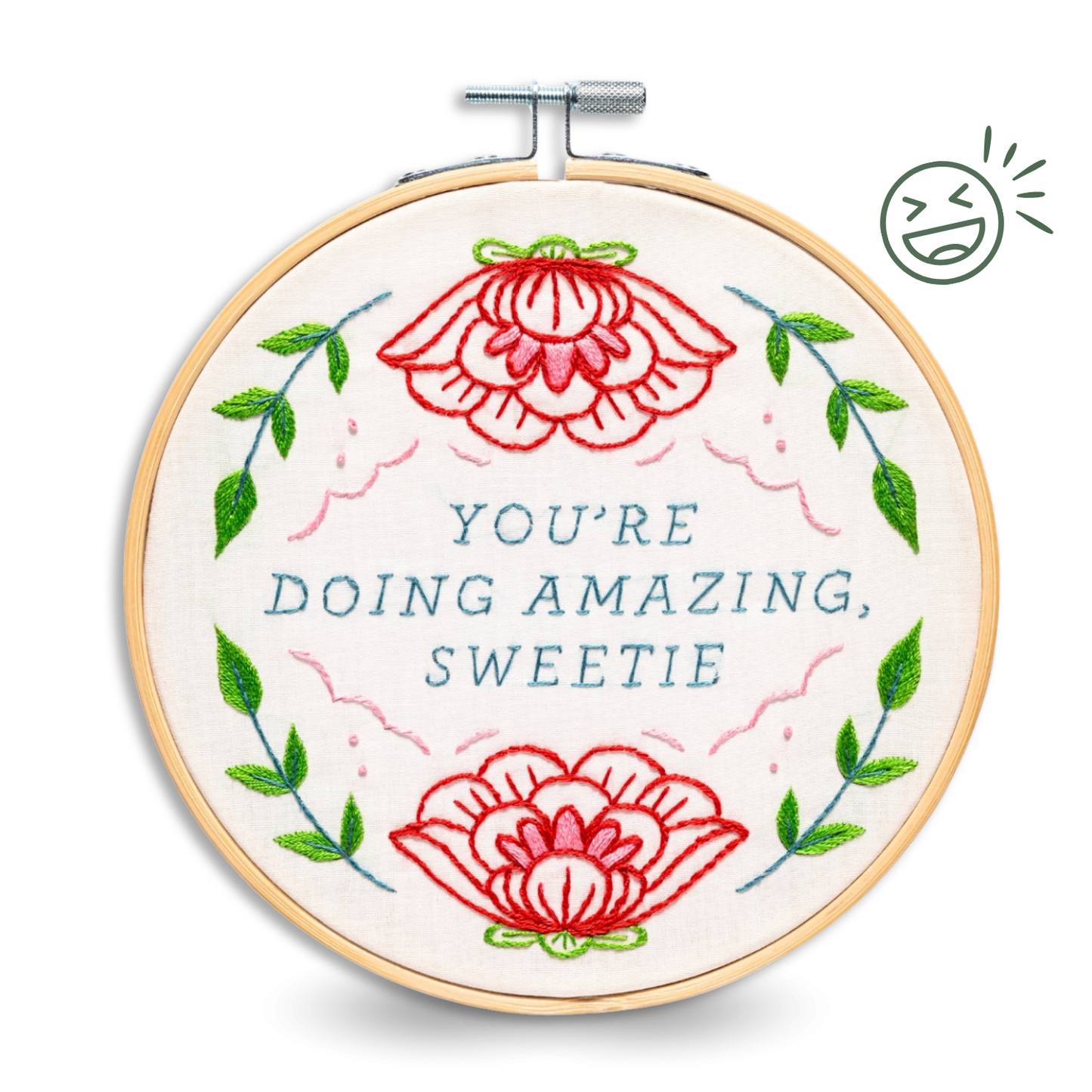 You're Doing Amazing Sweetie Embroidery Kit